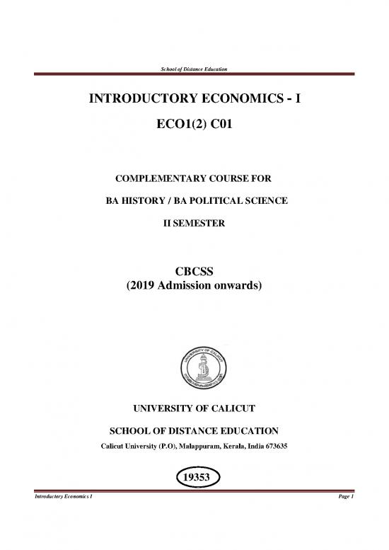 picture_Economics Pdf 125599 | Ii Se   Introductory Economics I   2019 Admn