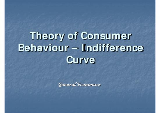 picture Economics Pdf 125984 | Indifference Curve