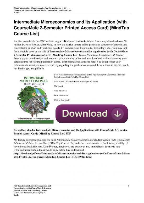 picture1_Intermediate Microeconomics Pdf 126307 | Intermediate Microeconomics And Its Application With Coursemate 2 Semester Printed Access Card  Mi