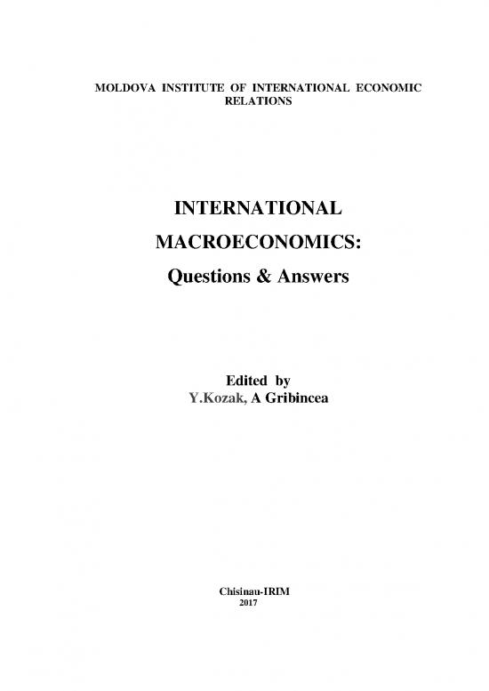 picture Macroeconomics Textbook Pdf 127461 | International Macroeconomics Questions & Answers