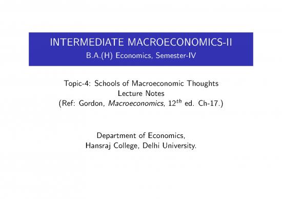 picture Keynesian Theory Pdf 127043 | Lecture Notes  Schools Of Macroeconomic Thoughts (topic 4)