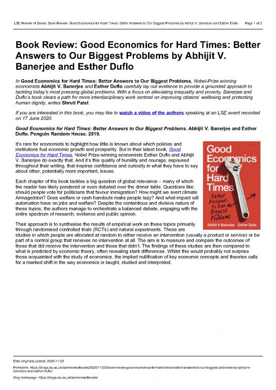 picture_Economics Pdf 125444 | Lsereviewofbooks 2020 11 23 Book Review Good Economics For Hard Times