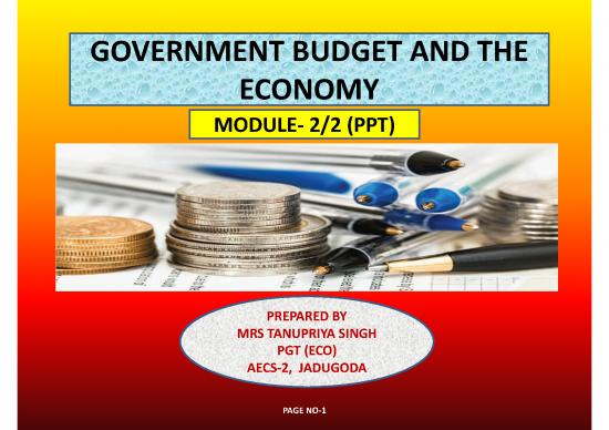 picture_M02 Government Budget And The Economy Ppt