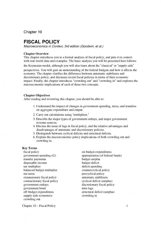 picture Macroeconomics Pdf 126035 | Mac 3e Ssg Ch10