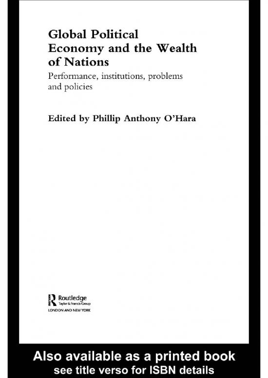 picture Labour Economics Pdf 126201 | Political Economy Global Political Economy And The Wealth Of Nations