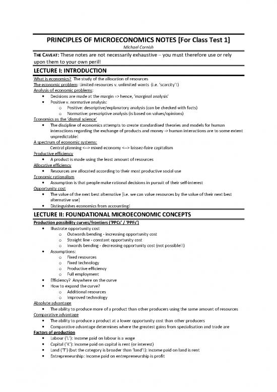 picture1_Economic Planning Pdf 126581 | Principles Of Microeconomics Notes For Class Test 1
