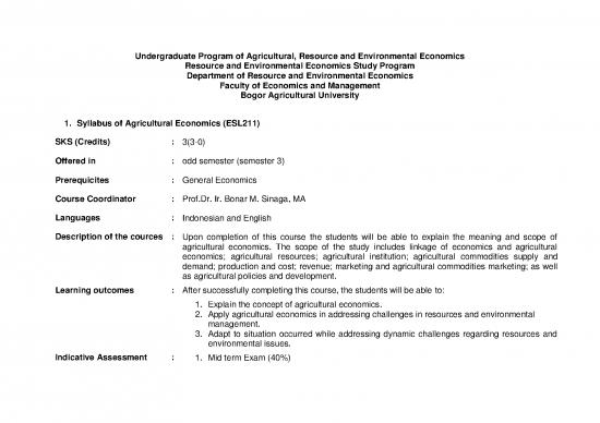 picture Economics Pdf 125765 | Sample Course Specification