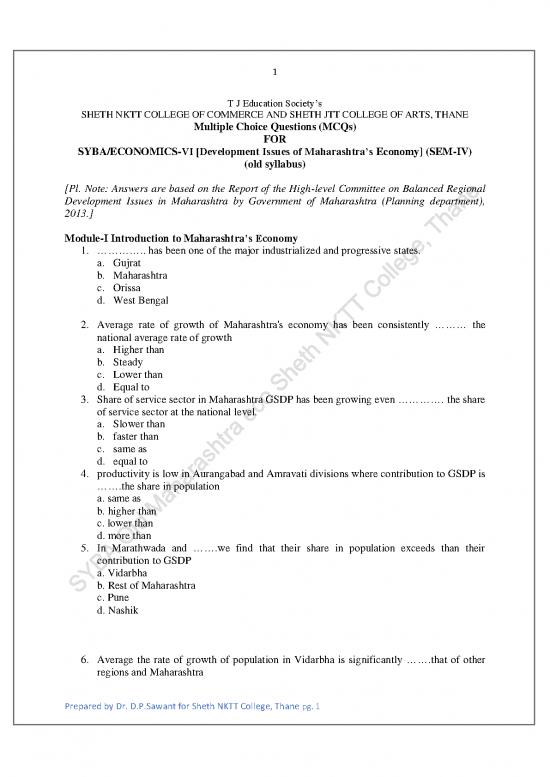 picture_Economics Pdf 125535 | Syba Old Syll Objective Qus Sem 4 19 20   Copy