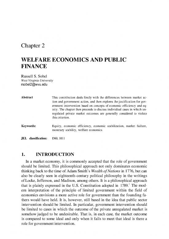 picture Monetary Economics Pdf 126488 | Welfare Economics And Public Finance
