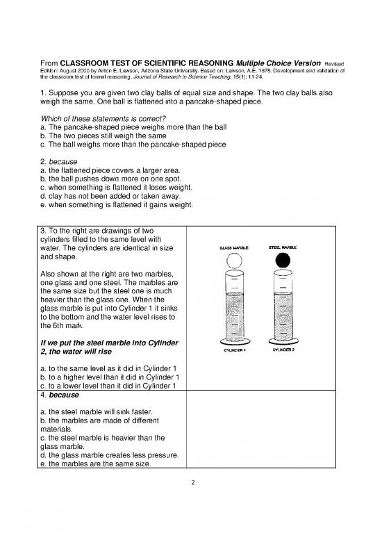 multiple choice questions for critical thinking