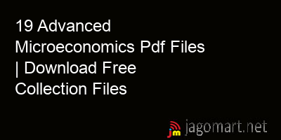 picture 19 Advanced Microeconomics Pdf Files | Download Free Collection Files
