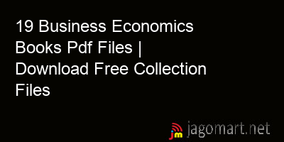 picture 19 Business Economics Books Pdf Files | Download Free Collection Files