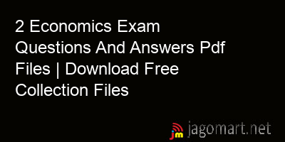 picture 2 Economics Exam Questions And Answers Pdf Files | Download Free Collection Files
