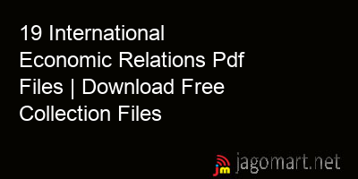 picture 19 International Economic Relations Pdf Files | Download Free Collection Files