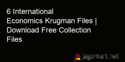 picture 6 International Economics Krugman Files | Download Free Collection Files