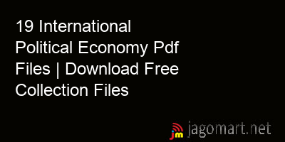 picture 19 International Political Economy Pdf Files | Download Free Collection Files
