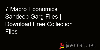 picture 7 Macro Economics Sandeep Garg Files | Download Free Collection Files