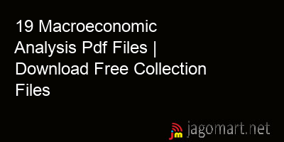 picture 19 Macroeconomic Analysis Pdf Files | Download Free Collection Files
