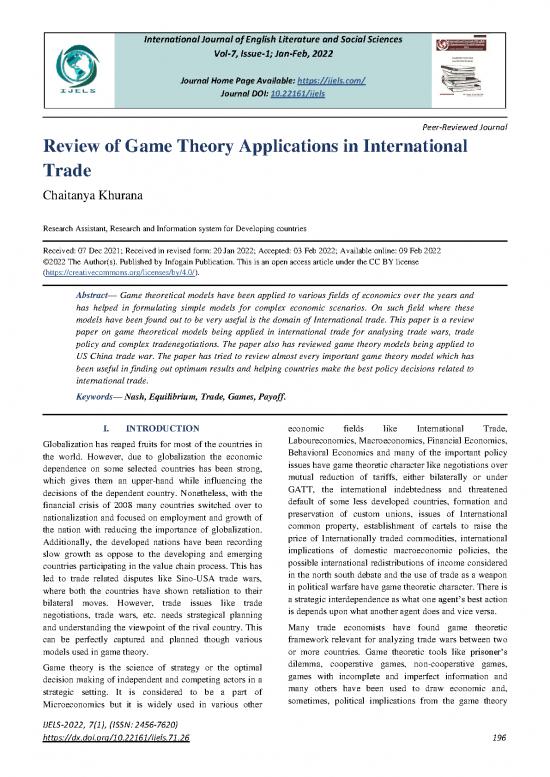 picture English For Economics Pdf 129515 | 26ijels 101202247 Reviewof