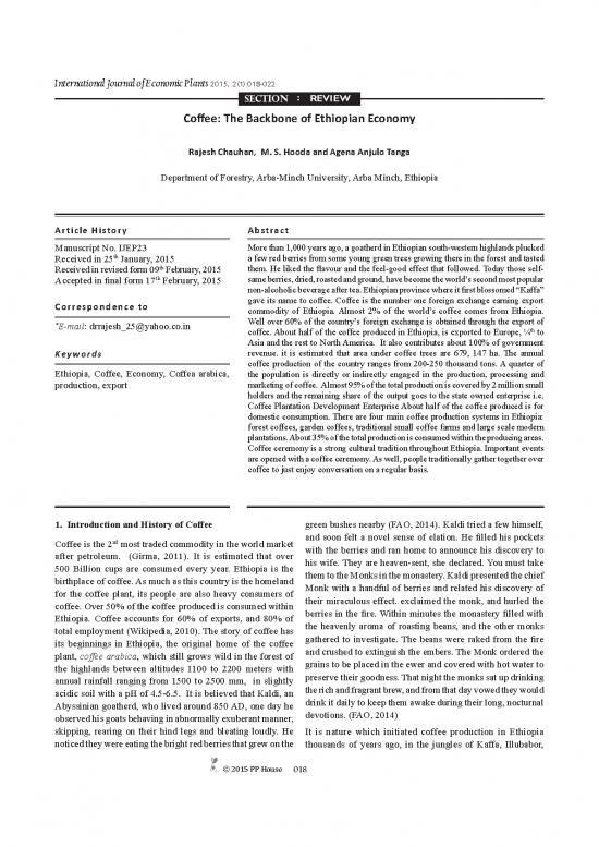 picture Ethiopian Economy Pdf 128908 | 83447731 6 Ijep February 2015 Chauhan Et Al