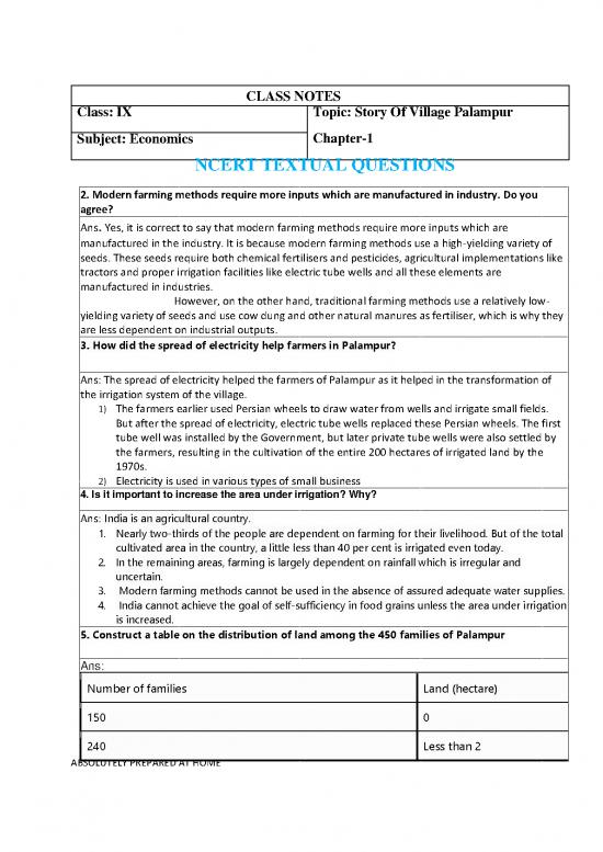 picture1_Agricultural Economics Pdf Notes 129725 | 9 Economics