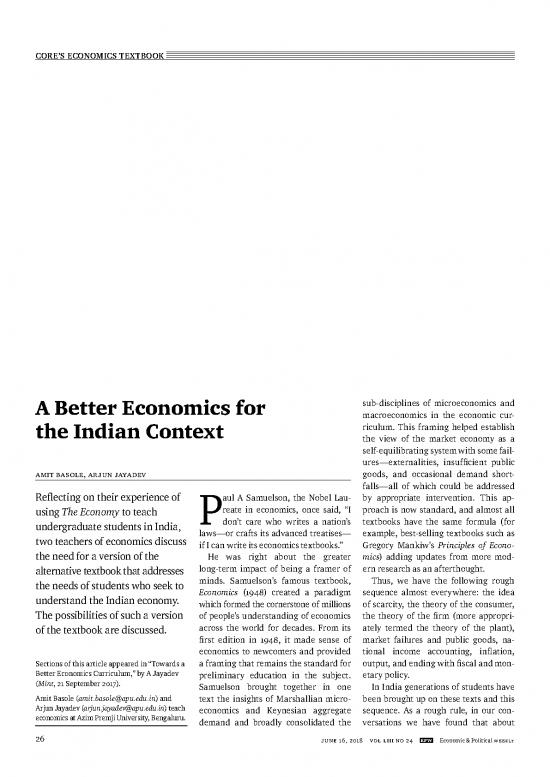 picture Core Economics Pdf 129771 | A Better Economics For The Indian Context