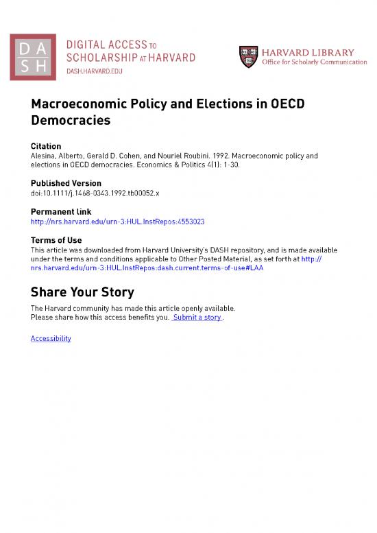 picture Economic Policy Pdf 129367 | Alesina Macroeconomicoecd