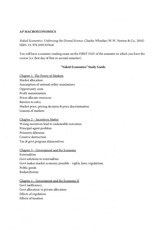 picture Free Market Economy Pdf 128944 | Ap Macroeconomics Summer Reading