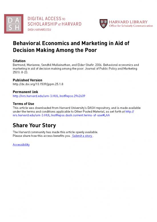 picture Behavioral Economics Pdf 128031 | Behavioral Economics And Marketing