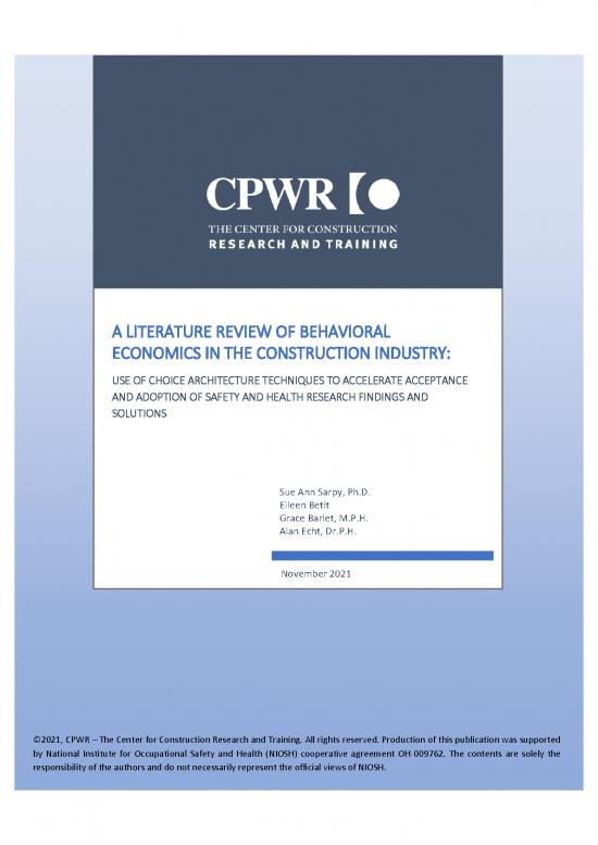 picture Behavioral Economics Pdf 128645 | Behavioral Economics Literature Review