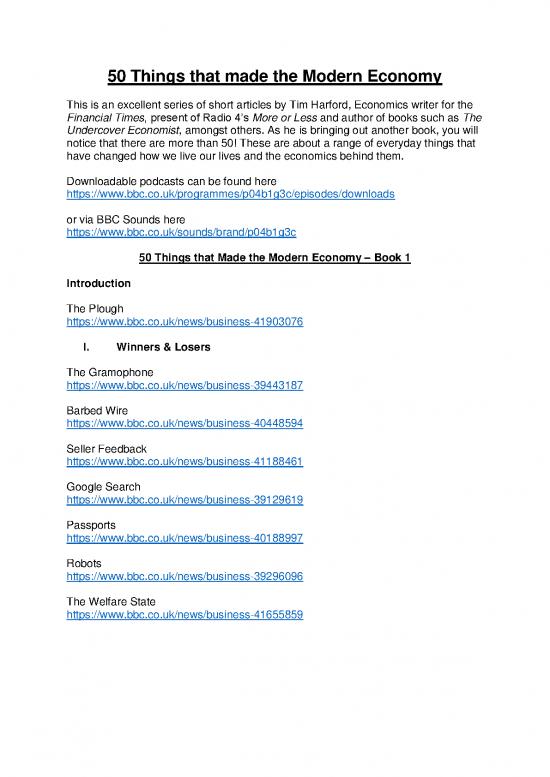 picture1_The Undercover Economist Pdf 127947 | Business 50 Things That Made The Modern Economy