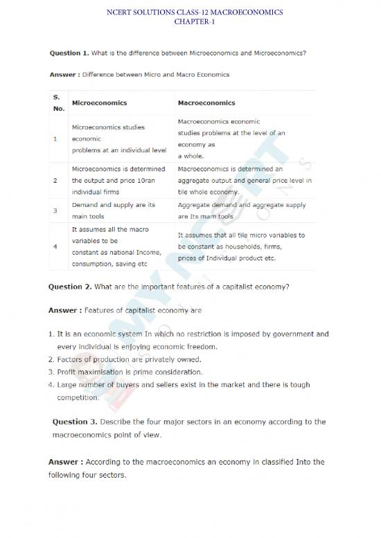 picture Macroeconomics Ncert Pdf 129667 | Class 12 Macro Economics Chapter 1 Introduction