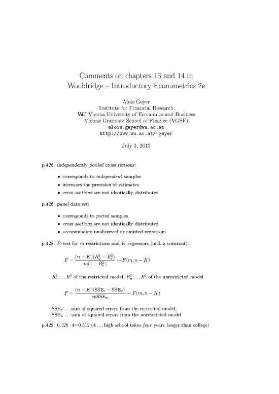 picture1_Wooldridge Econometrics Pdf 129058 | Comments Wooldridge Introductory Econometrics 2e 13 14