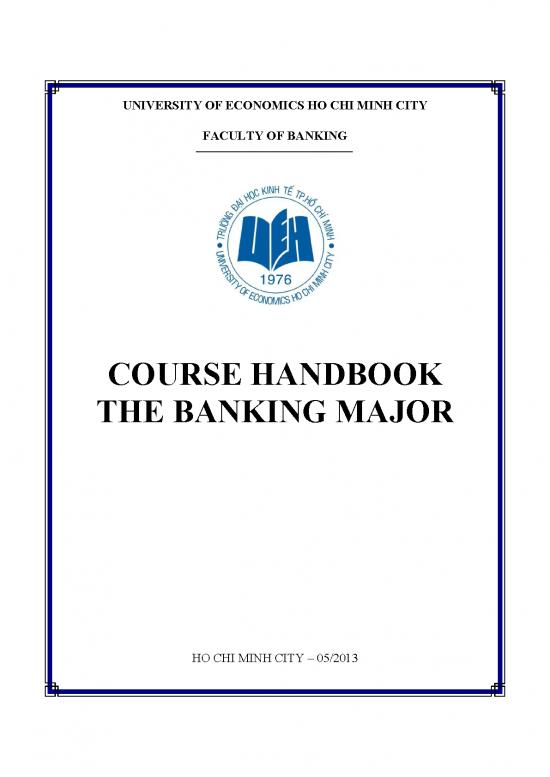 picture Handbook Of The Economics Of Education 128481 | Course Handbook With Intership June 2013