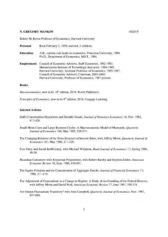 picture Economics 101 Pdf 129843 | Cv Shortversion Jan2019