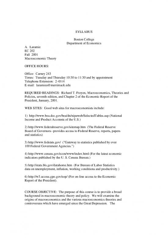 picture Froyen Macroeconomics Pdf 128215 | Ecf2001