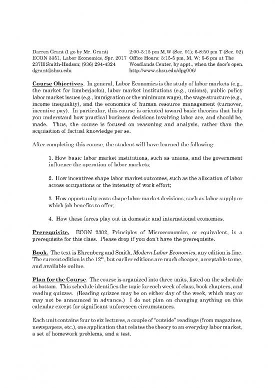 picture Labor Economics Pdf 128954 | Econ4330