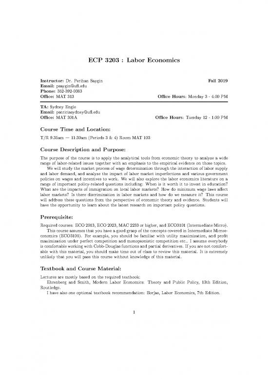 picture Labor Economics Pdf 128192 | Ecp3203 Laboreconomics Saygin F 19