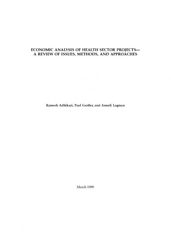 picture Economic Analysis Of Projects Pdf 128742 | Esp058