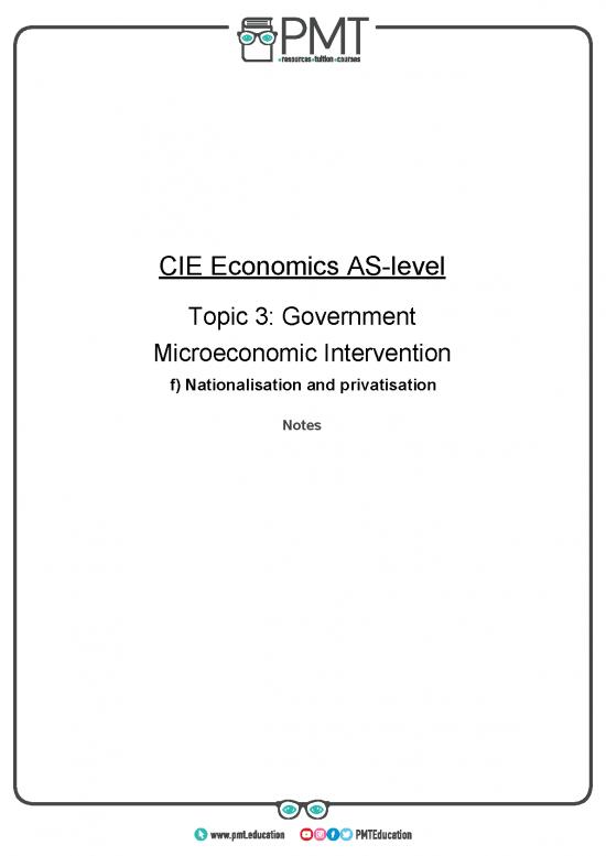 picture Transport Economics Pdf 128411 | F) Nationalisation And Privatisation