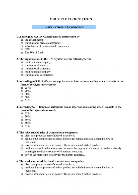 picture1_Society Pdf 129214 | International Economics Multiple Choice