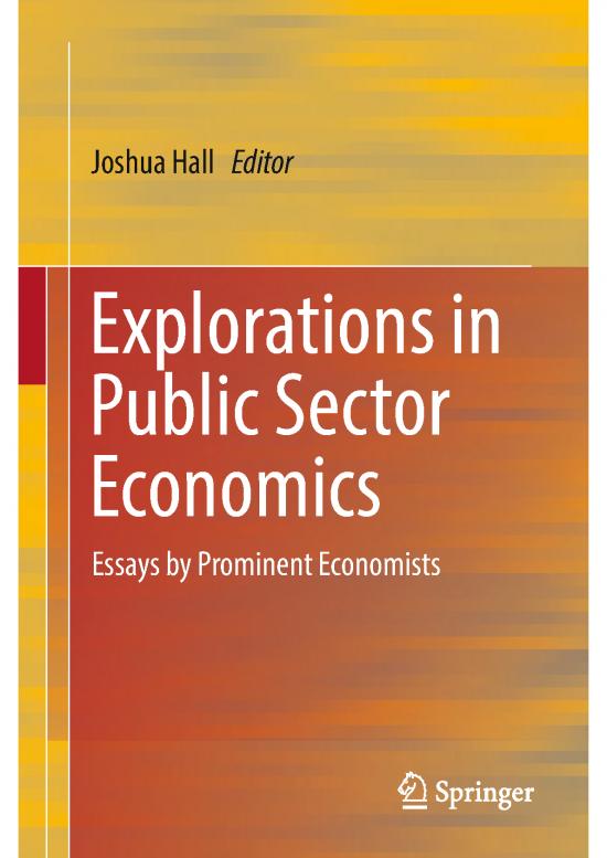 picture_Information Retrieval Pdf 128007 | Joshua Hall Ed Explorations In Public Sector Economics  Essays By Prominent Economists Springer International Publishing 2017