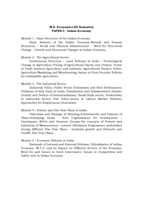 picture Free Market Economy Pdf 128569 | Ma 5years Economics Ix Semester