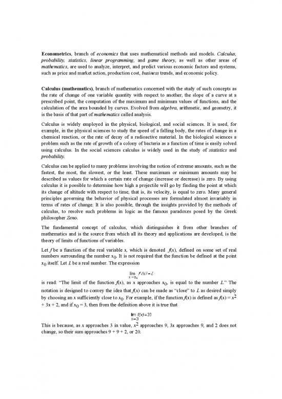picture1_Calculus For Economics Pdf 128200 | Ma Econometric
