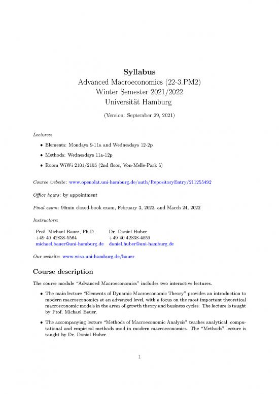 picture Macroeconomic Analysis Pdf 128847 | Macro Syllabus