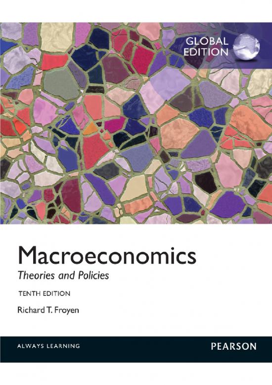 picture_Froyen Macroeconomics Pdf 128577 | Macroeconomics Theories And Policies
