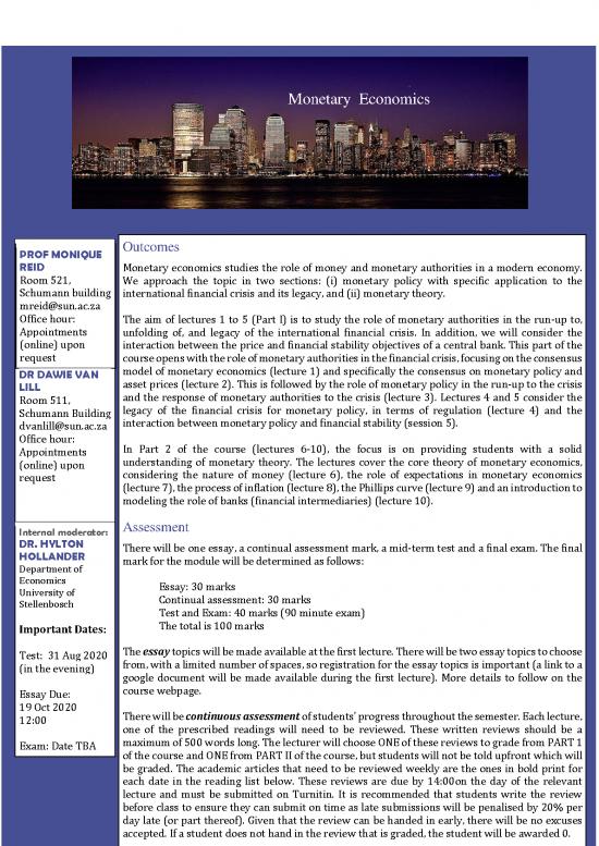 picture1_Study Schedule Pdf 130308 | Monetary Economics 771 And 871