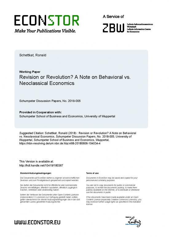 picture1_Neoclassical Economics Pdf 128694 | Revision Or Revolution Sdp