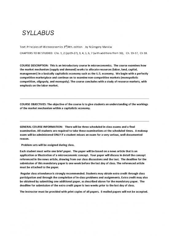 picture Principles Of Microeconomics Mankiw Pdf 129879 | Syllabus 49 201 160hp00