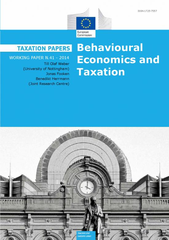 picture Economics Research Papers Pdf 128049 | Taxation Paper 41
